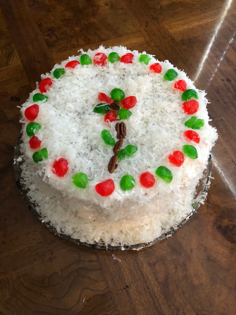Festive Decorated Japanese Fruit Cake